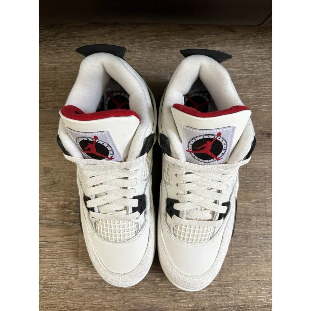 Nike Air Jordan 4 Retro Flight Club Sz 6Y White B Grade IM4026-100